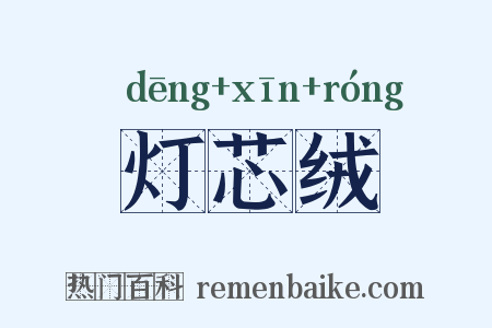 灯芯绒是什么意思的图片